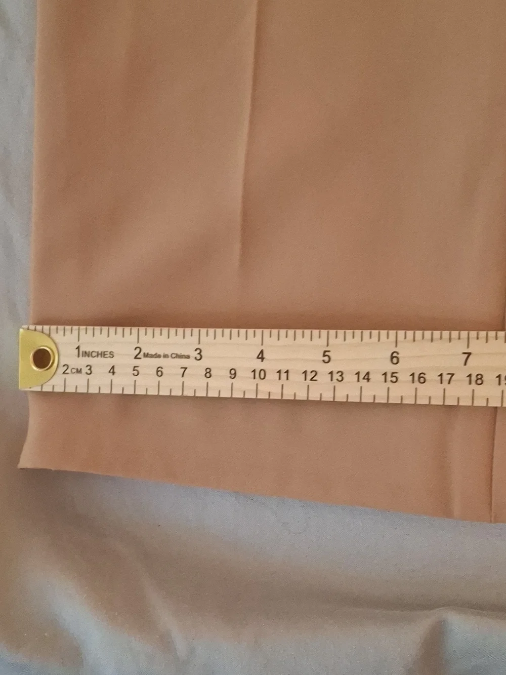 Express Women’s Beige Solid Editor Dress Pants Bootcut Mid Rise Stretch 12R - Picture 6 of 8